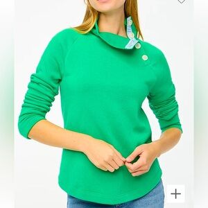 J. Crew • Wide Button Collar Pullover Sweater